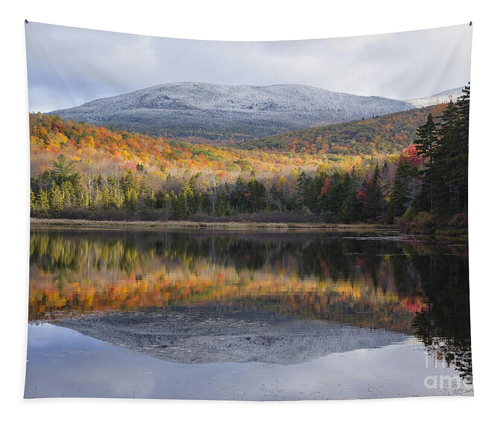 Autumn Tapestry featuring the photograph Kiah Pond - Sandwich New Hampshire by Erin Paul Donovan