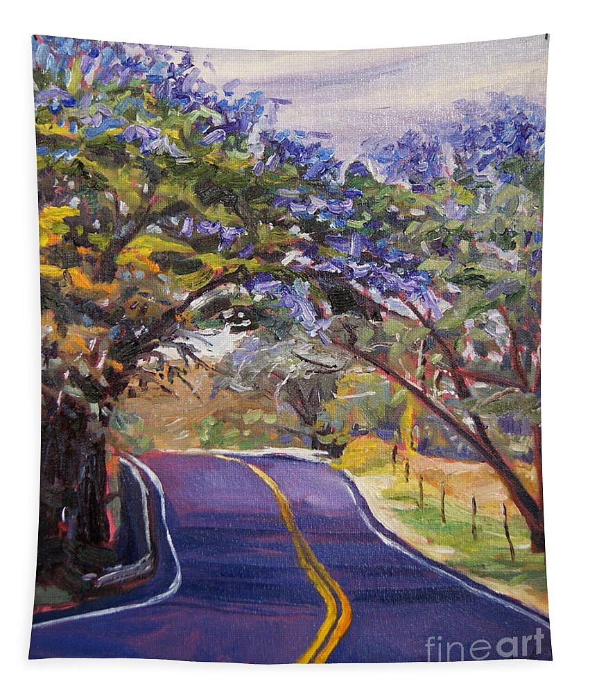 Trees Tapestry featuring the painting Kula Cruising by Jennifer Beaudet