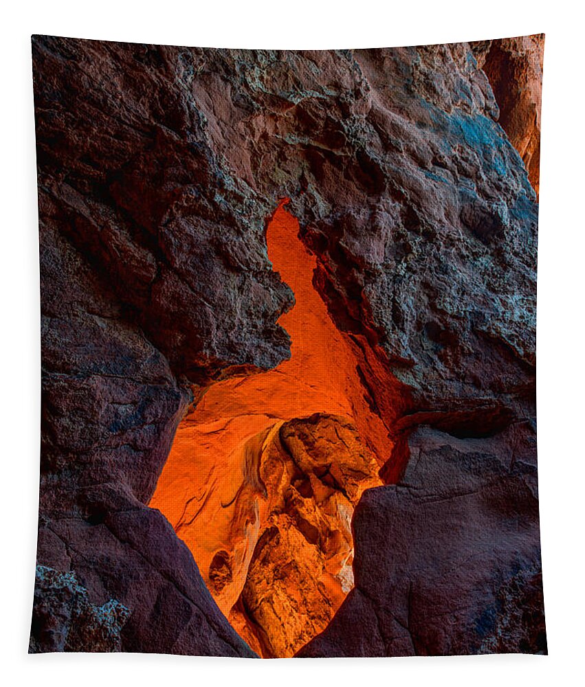 Lava Tapestry featuring the photograph Lava Glow by Chad Dutson