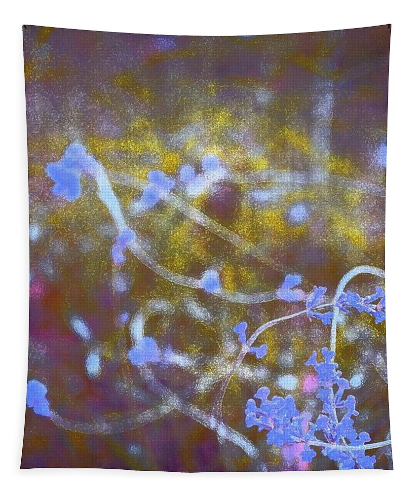 Floral Tapestry featuring the photograph Lavender 7 by Pamela Cooper