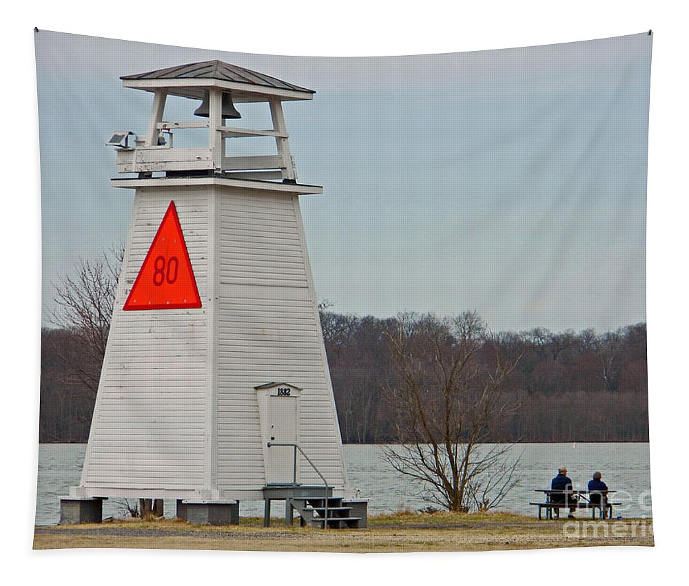 Light 80 Tapestry featuring the photograph Light 80 - Fort Washington MD by Emmy Vickers