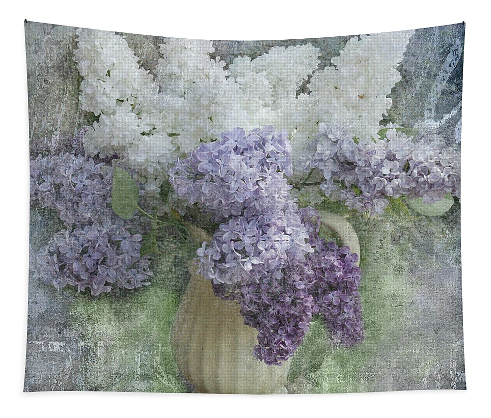 Lilacs Tapestry featuring the photograph Lilac by Jeff Burgess