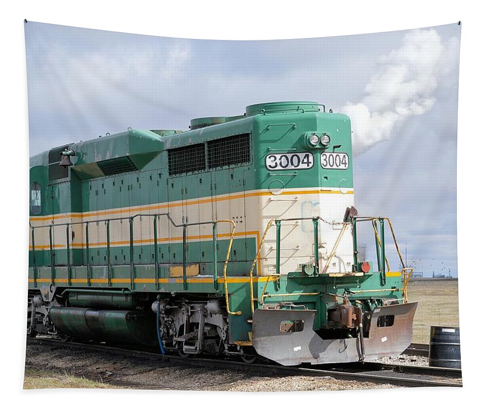 Train Tapestry featuring the photograph Locomotion by Bonfire Photography