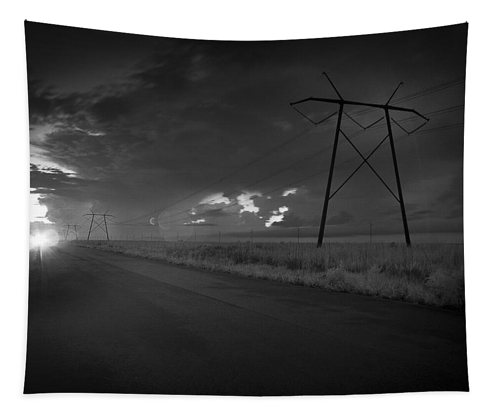 Florida Tapestry featuring the photograph Long Road Home by Bradley R Youngberg