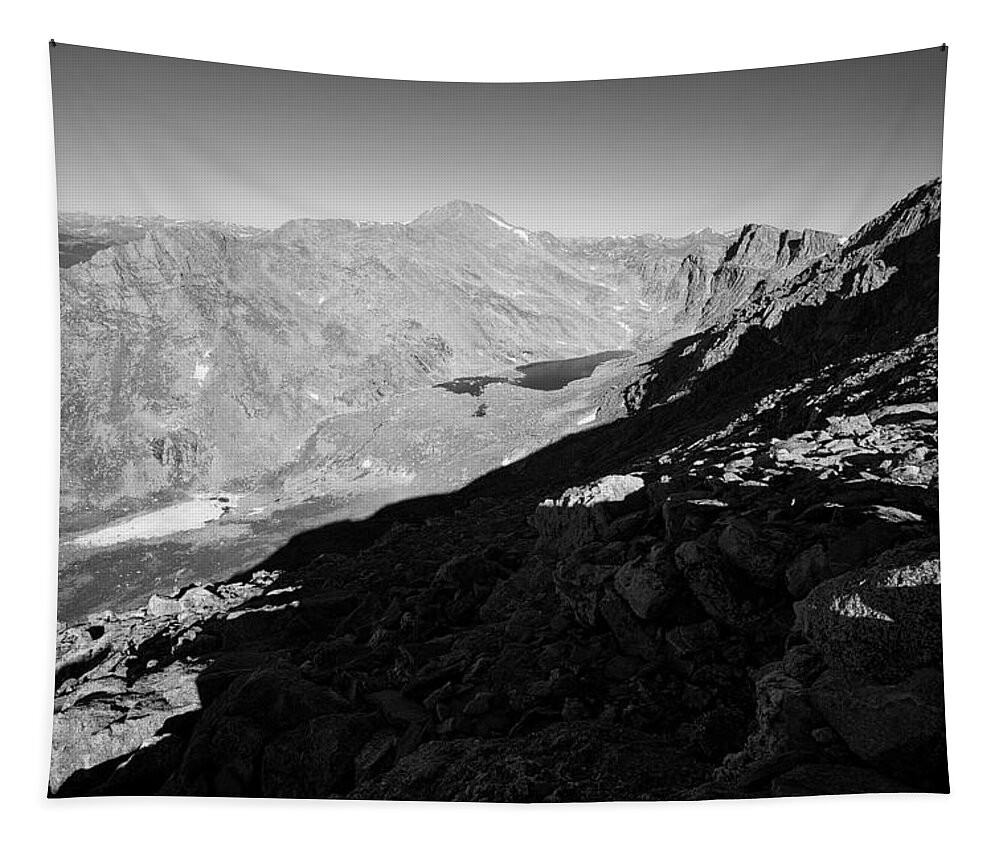 Mt. Evans Landscape Photograph Tapestry featuring the photograph Long Shadows by Jim Garrison