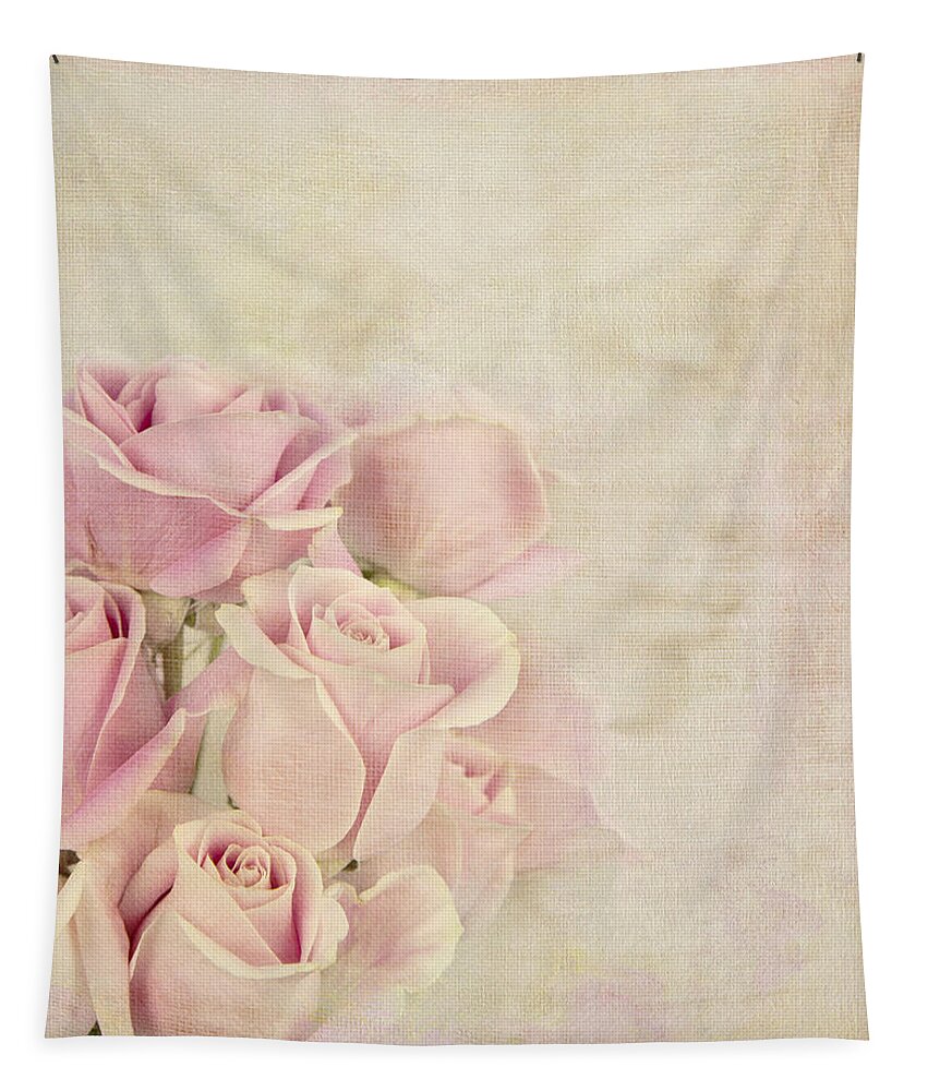 Rose Tapestry featuring the photograph Love Waits by Theresa Tahara