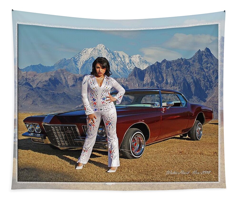 Lowrider Tapestry featuring the photograph Lowrider 10 a by Walter Herrit