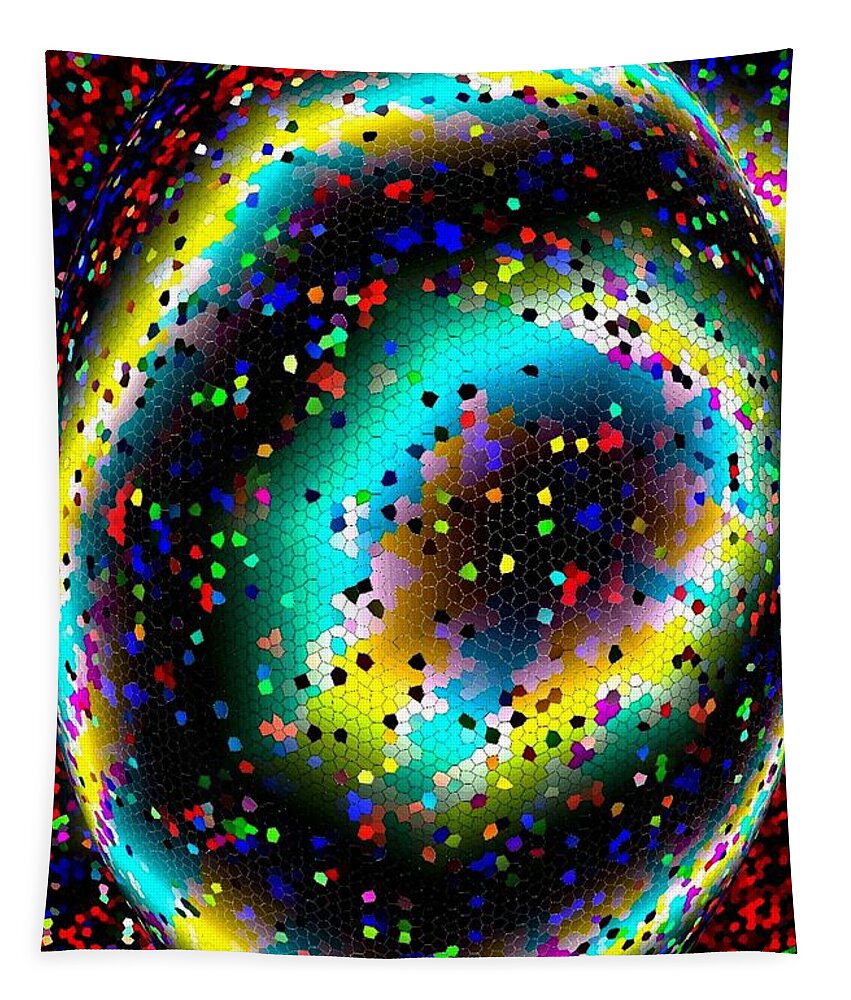  Luminous Energy 26 Tapestry featuring the digital art Luminous Energy 26 by Will Borden