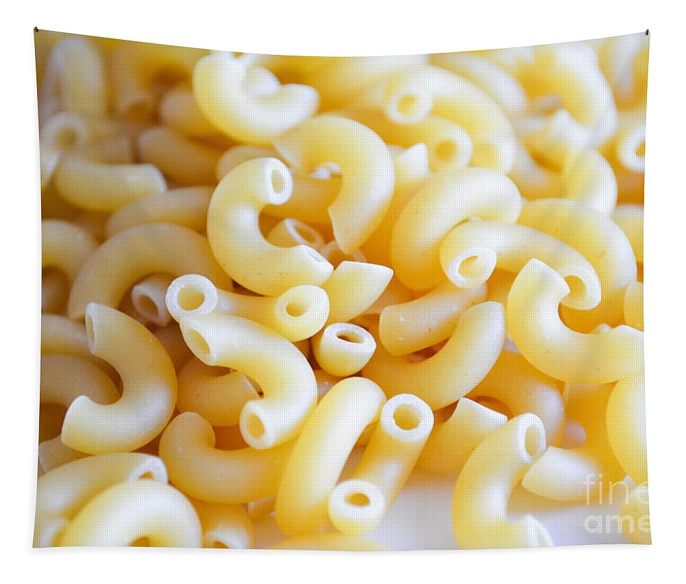 Food Tapestry featuring the photograph Macaroni 2 by Andrea Anderegg