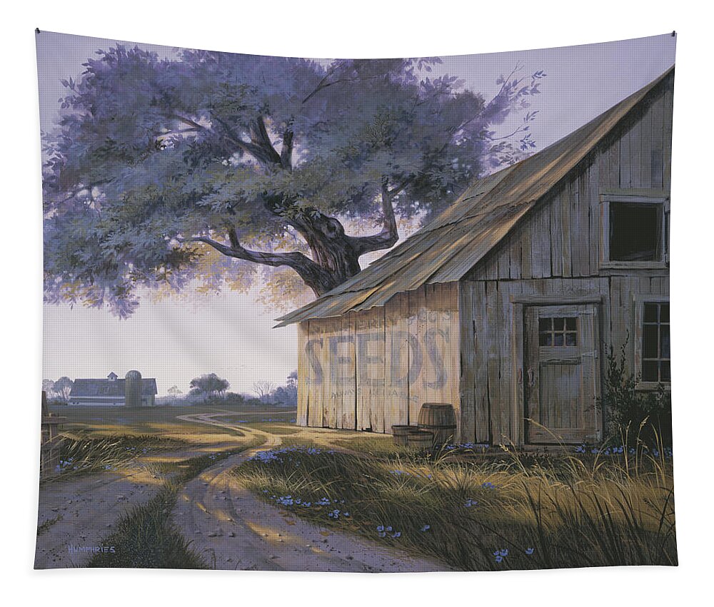 Michael Humphries Tapestry featuring the painting Magic Hour by Michael Humphries