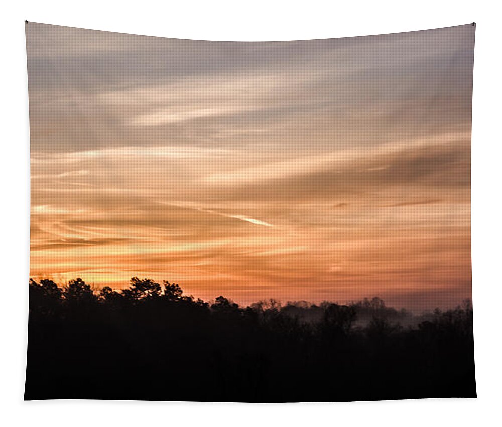 Marietta Tapestry featuring the photograph Marietta Sunrise by Holden The Moment