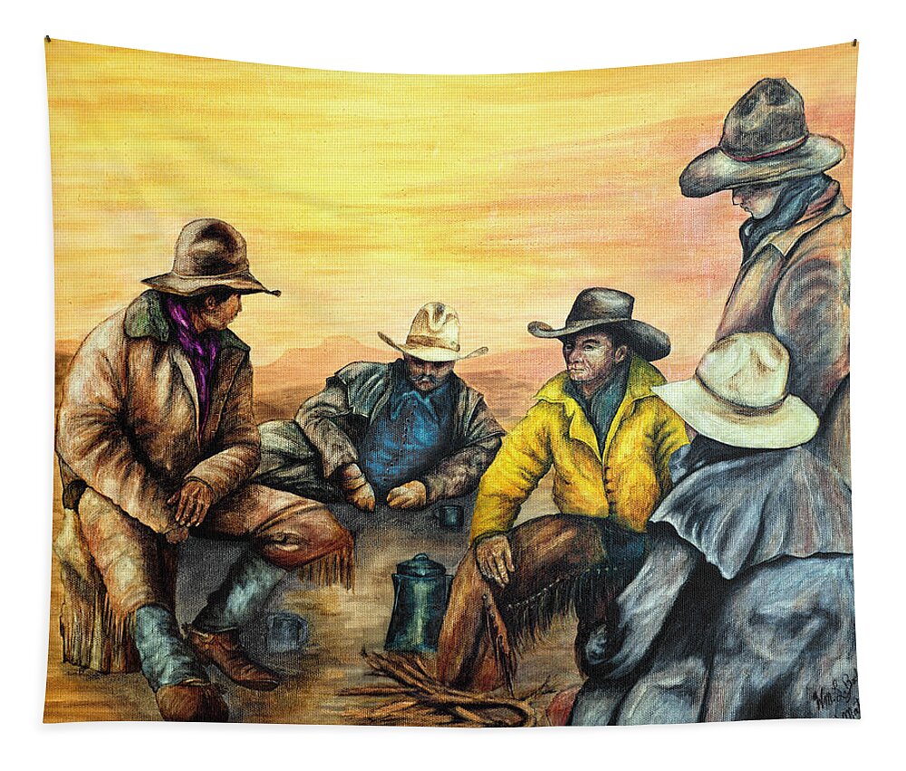 Texas Tapestry featuring the drawing Matchless by Erich Grant