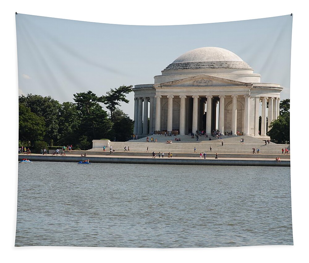 Declaration Of Independence Tapestry featuring the photograph Memorial by the Water by Kenny Glover