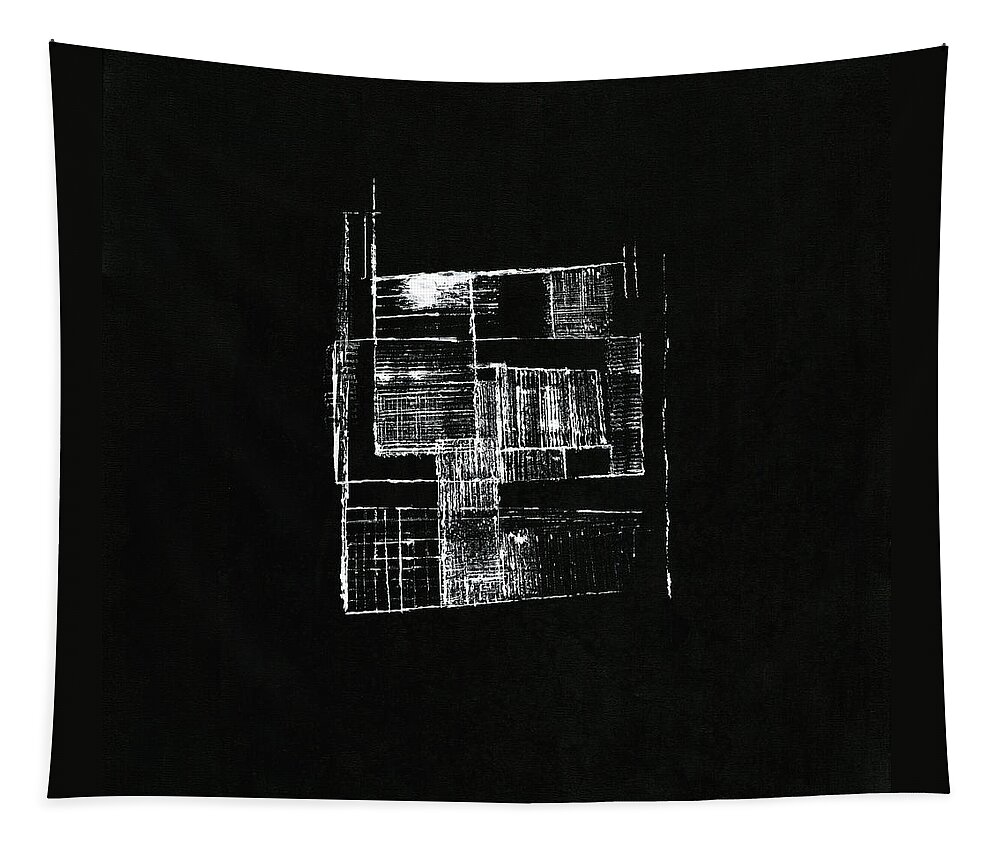 Black And White Tapestry featuring the painting Memphis by Artcetera By   LizMac