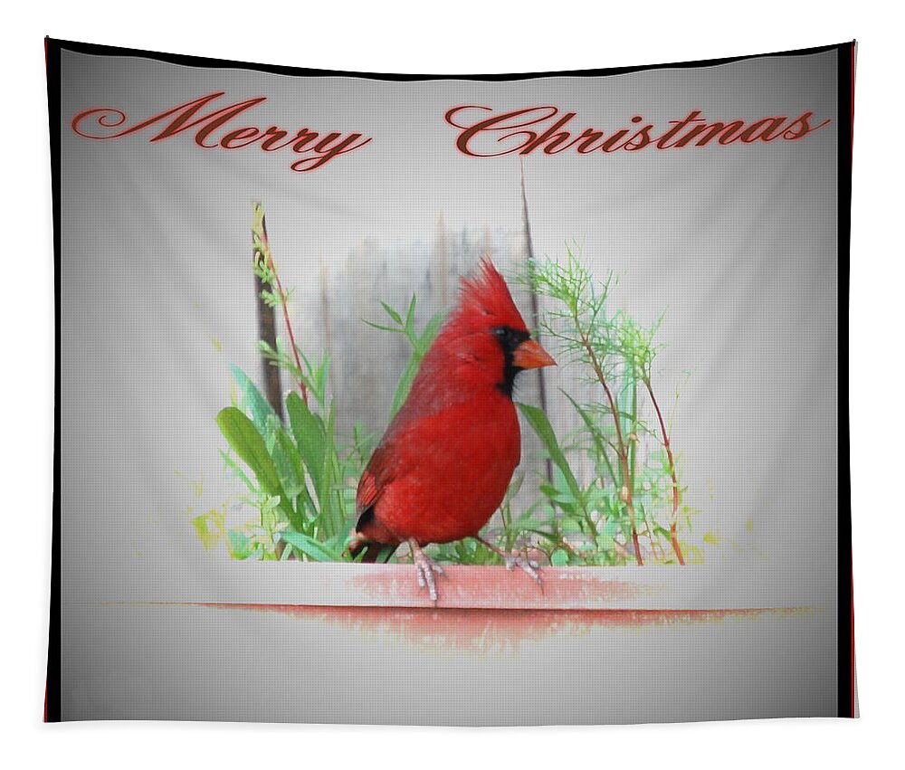 Christmas Tapestry featuring the photograph Merry Christmas by Leticia Latocki