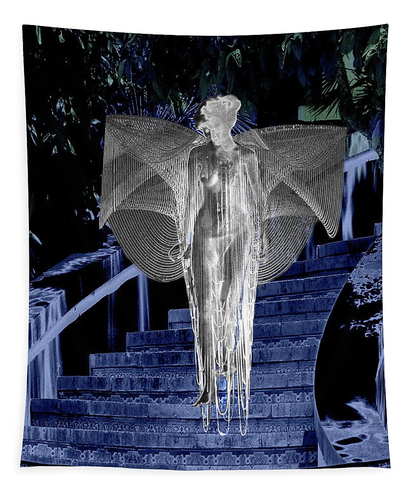 Midnight Tapestry featuring the digital art Midnight Garden by Lisa Yount