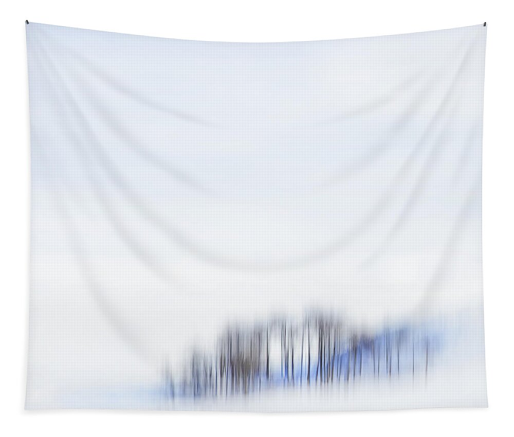 Minimalism Tapestry featuring the photograph Minimal Trees by Theresa Tahara