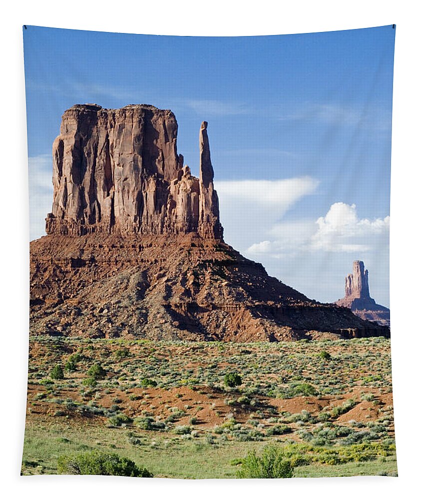 Monument Valley Tapestry featuring the photograph Monument Valley 11 by Arterra Picture Library