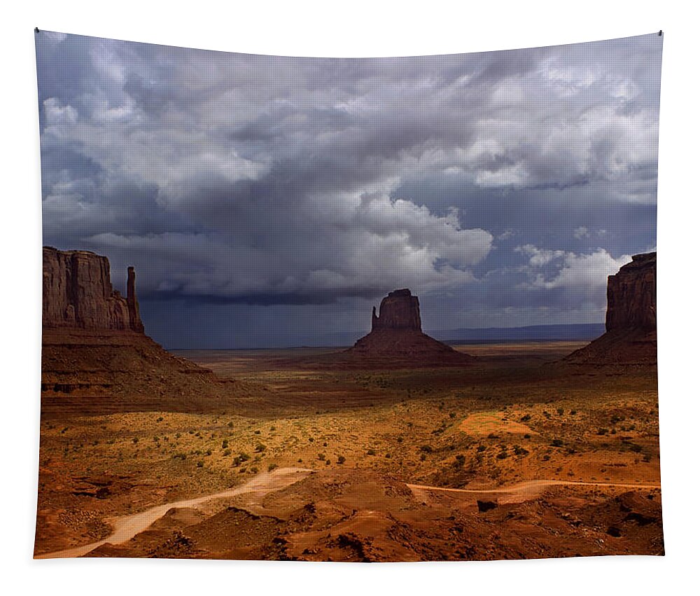 Monument Tapestry featuring the photograph Monuments of the West by Ellen Heaverlo