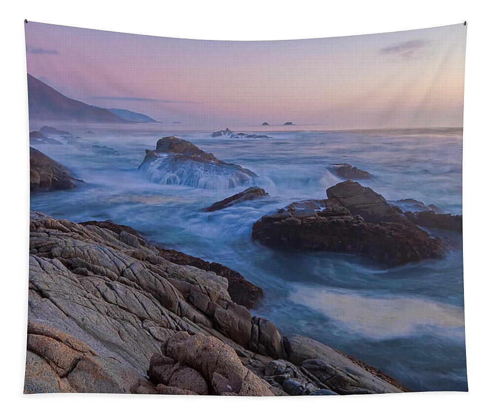 Landscape Tapestry featuring the photograph Moody Blue by Jonathan Nguyen