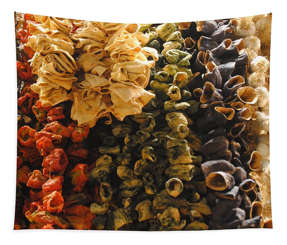 Turkish Spices Tapestry featuring the photograph More Turkish Spices - Istanbul by Jacqueline M Lewis