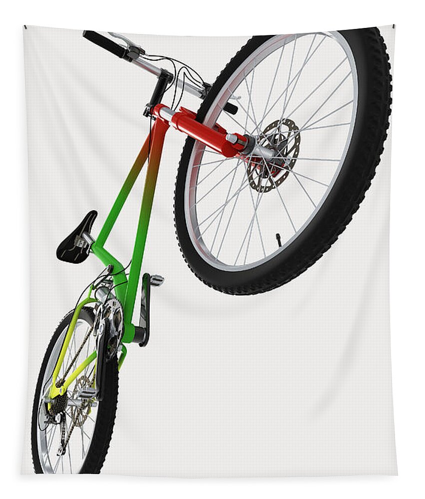 Bicycle Tapestry featuring the photograph Mountain Bike by Nikid Design Ltd / Dorling Kindersley