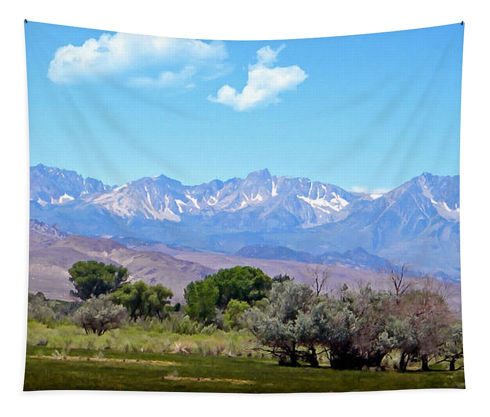 Sierra Tapestry featuring the photograph Mountain Valley by Frank Wilson