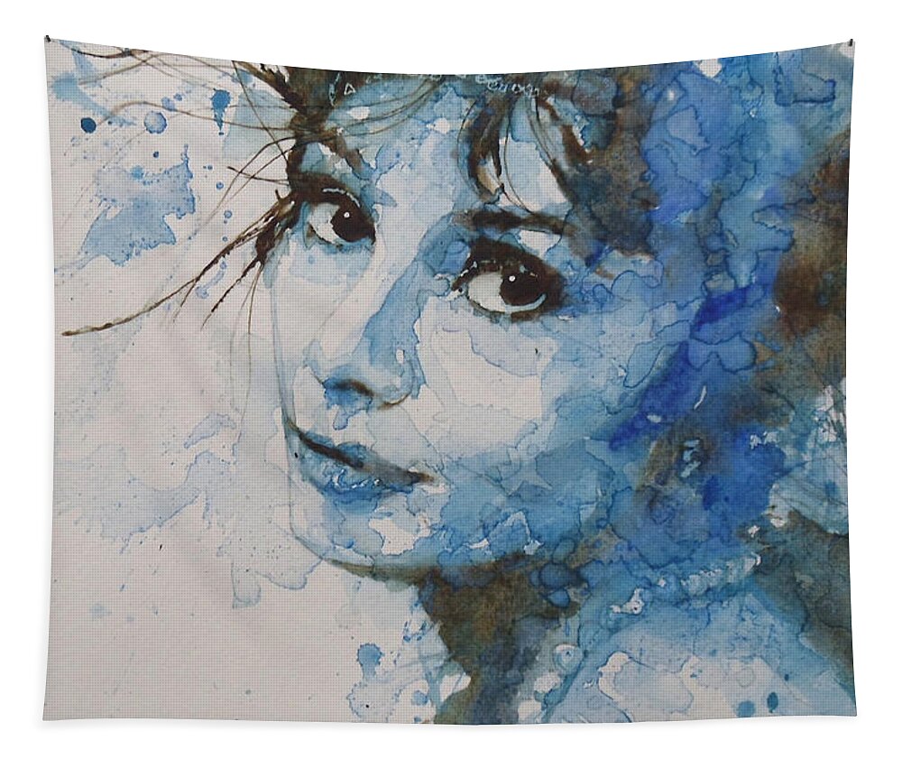 Audrey Hepburn Tapestry featuring the painting My Fair Lady- Audrey Hepburn by Paul Lovering