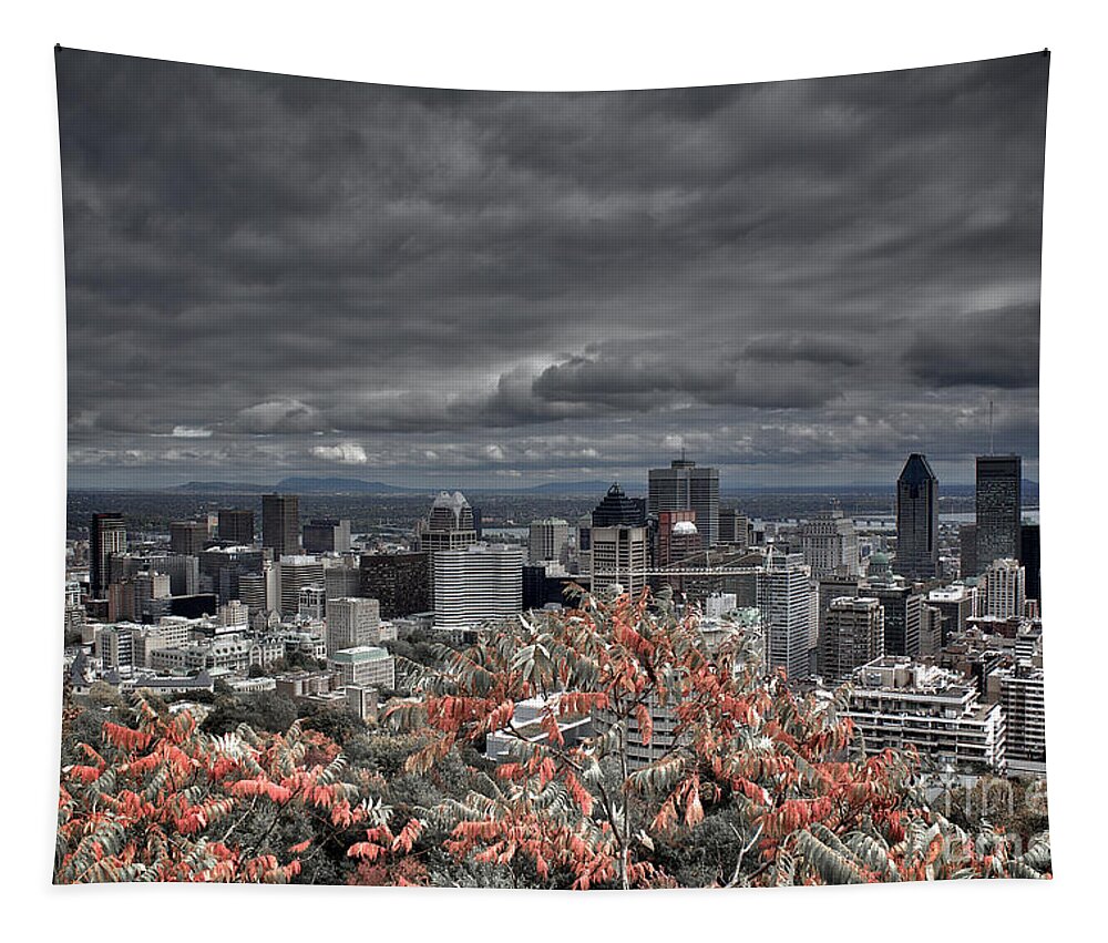 Montreal Tapestry featuring the photograph My Montreal's Colors by Donato Iannuzzi