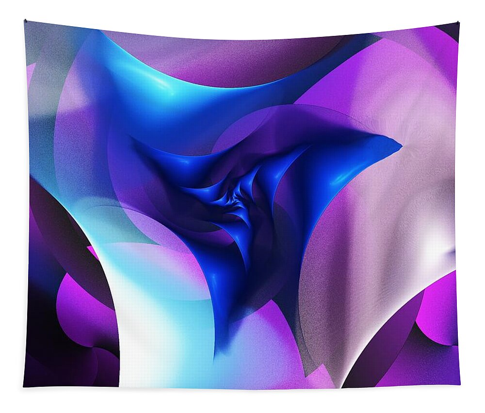 Fine Art Tapestry featuring the digital art Mysterious by David Lane