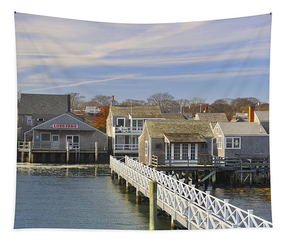 Nantucket Tapestry featuring the photograph Nantucket Harbor II by Marianne Campolongo