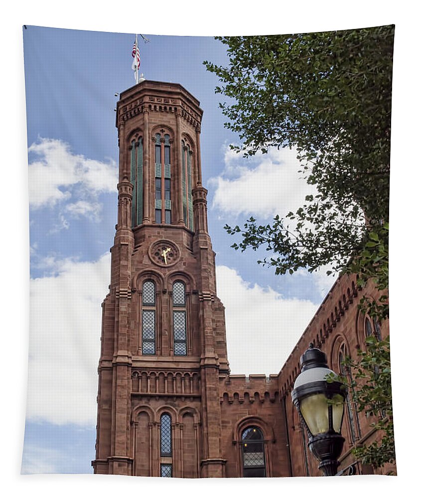 Museum Tapestry featuring the photograph National Museum by Judy Wolinsky