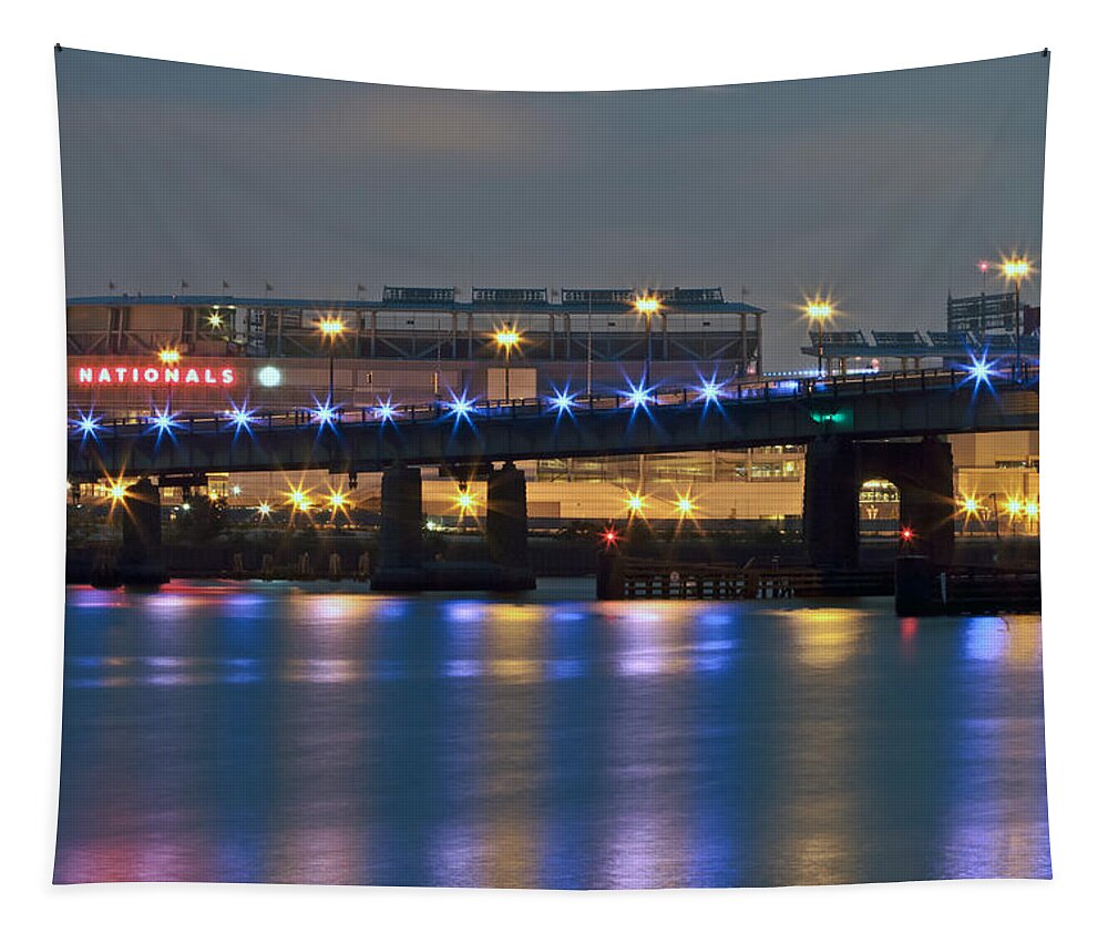 Baseball Tapestry featuring the photograph Nationals Park by Jerry Gammon