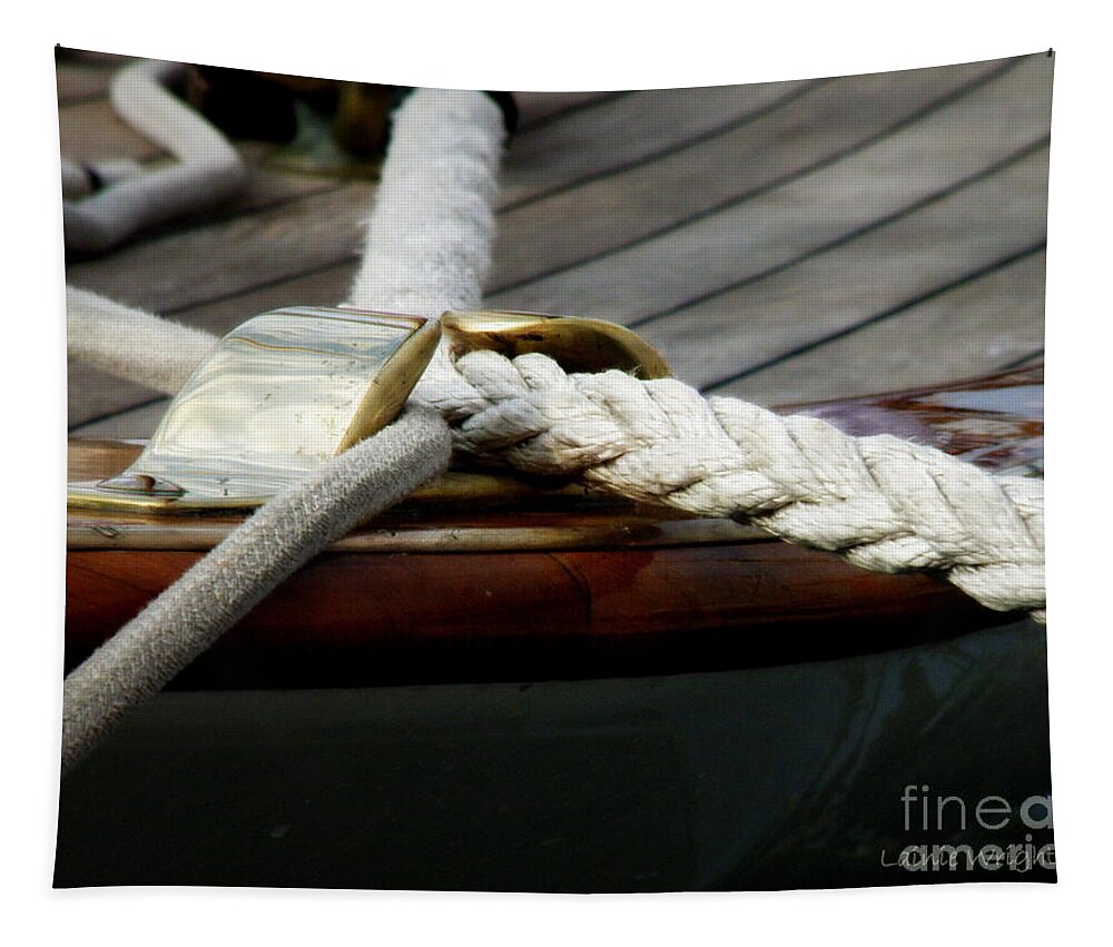 Nautical Tapestry featuring the photograph Nautical Textures by Lainie Wrightson