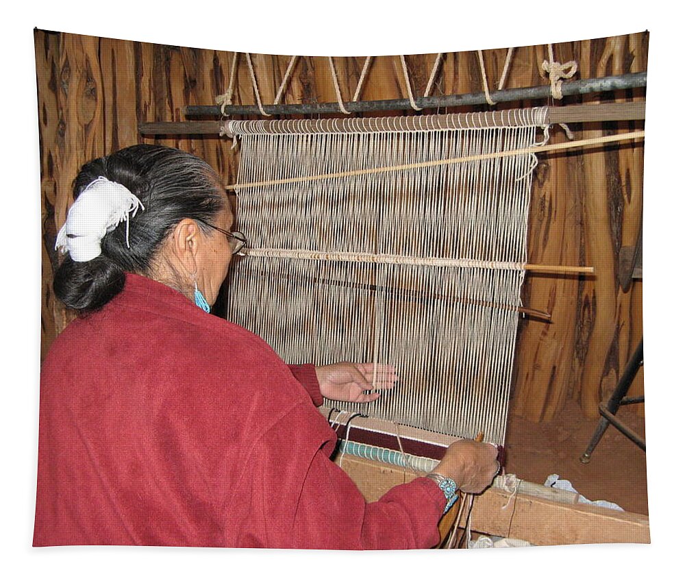 Woven wall hanging, Large Woven Tapestry, Native Weaving, Wo
