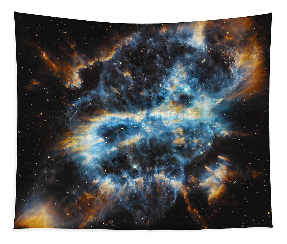 Nebula Tapestry featuring the photograph NGC-5189 Nebula by Nicholas Burningham