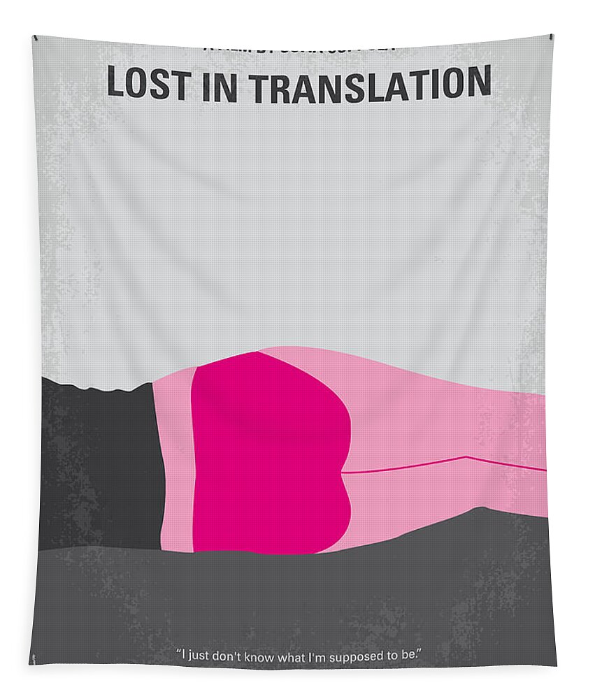Lost In Translation Tapestry featuring the digital art No287 My Lost in Translation minimal movie poster by Chungkong Art