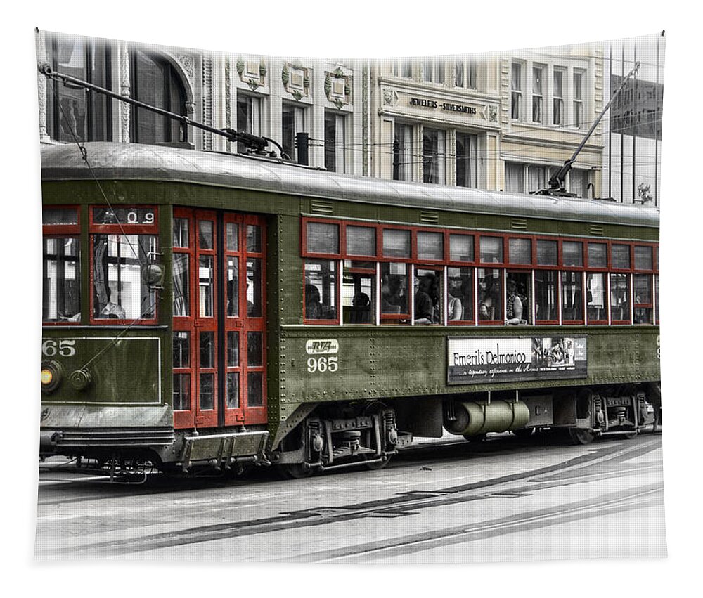 Trolley Tapestry featuring the photograph Number 965 Trolley by Tammy Wetzel