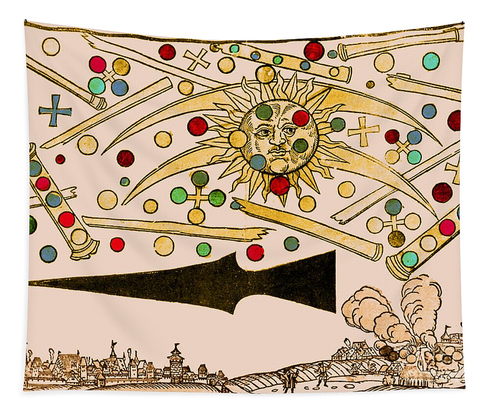 Science Tapestry featuring the photograph Nuremberg Ufo 1561 by Science Source