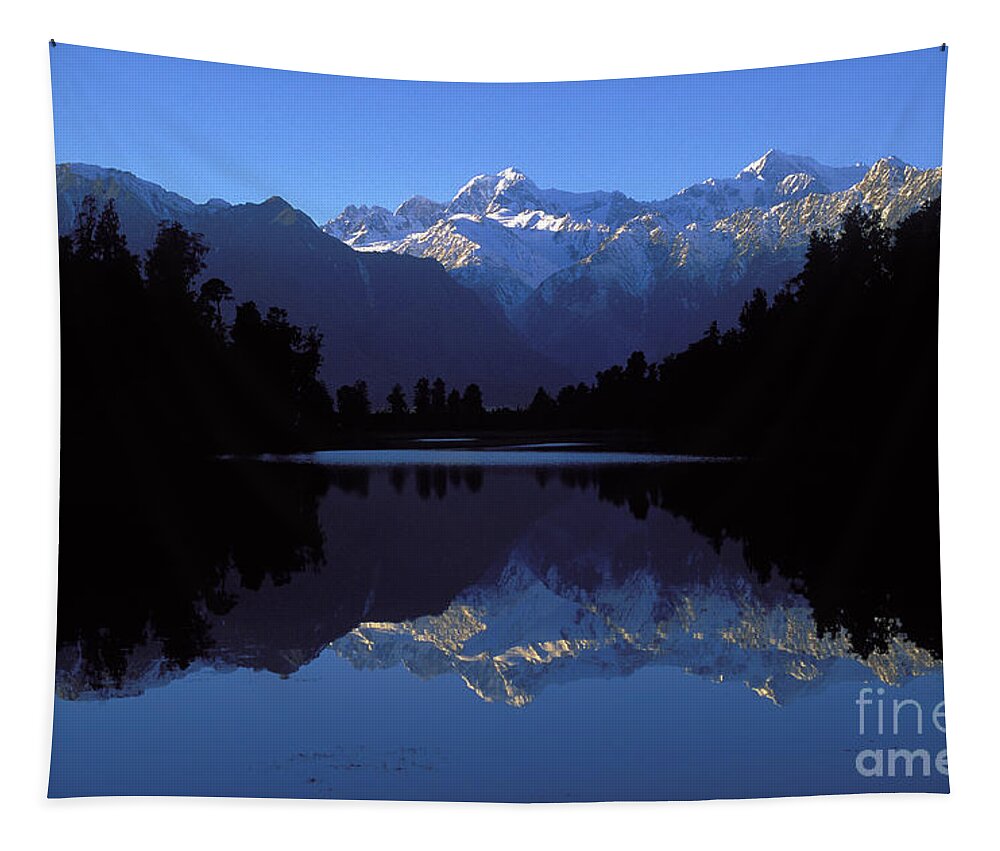 Alps Tapestry featuring the photograph New Zealand Alps by Steven Ralser