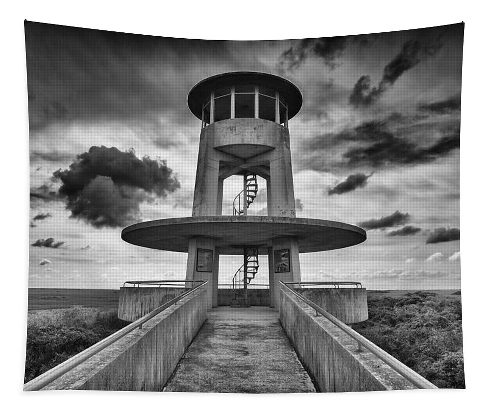 Everglades Tapestry featuring the photograph Observation Tower by Raul Rodriguez