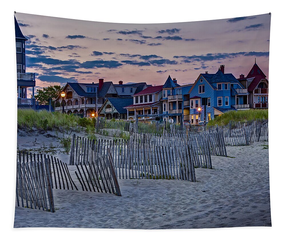 Asbury Park Tapestry featuring the photograph Ocean Grove Asbury Park NJ by Susan Candelario