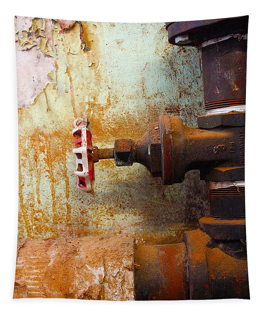 Rust Tapestry featuring the photograph Off by Nina Silver
