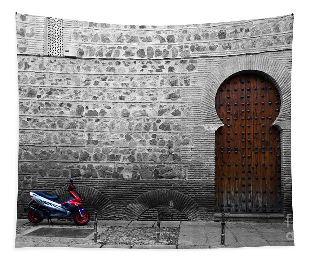 Spain Tapestry featuring the photograph Old and New Toledo by James Brunker