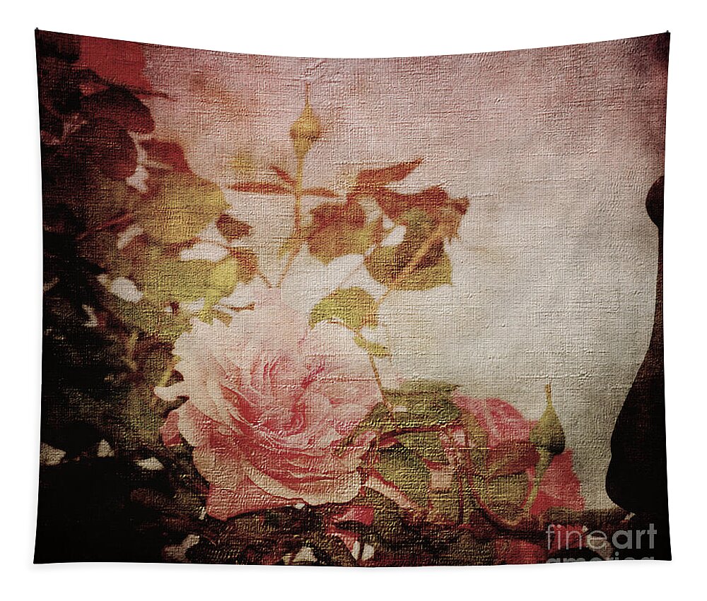 Rose Tapestry featuring the photograph Old Fashion Rose by Judy Wolinsky