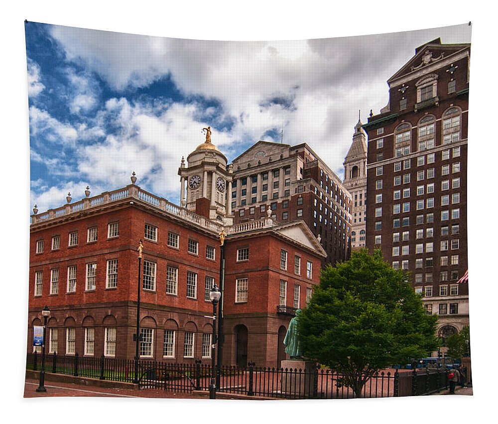 Buildings Tapestry featuring the photograph Old State House by Guy Whiteley