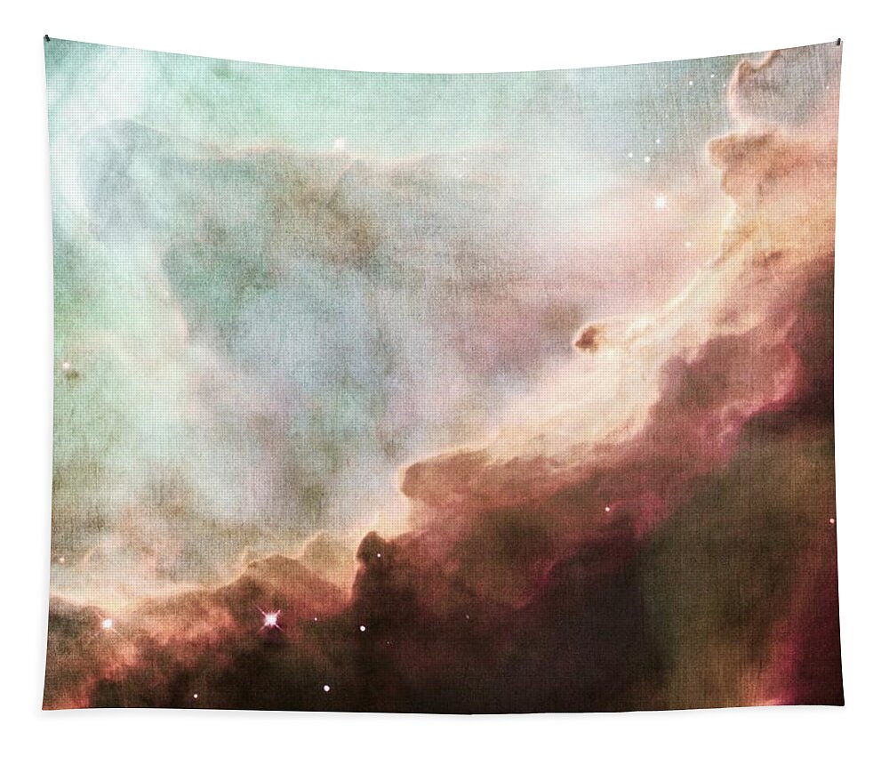 Omega Nebula Tapestry featuring the photograph Omega Nebula by Marianna Mills