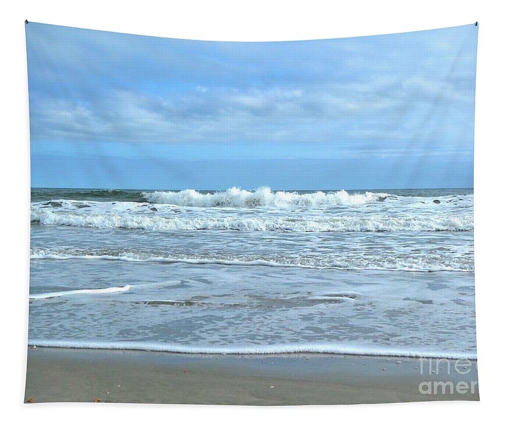 Beach Tapestry featuring the photograph On The Beach by Kathy Baccari