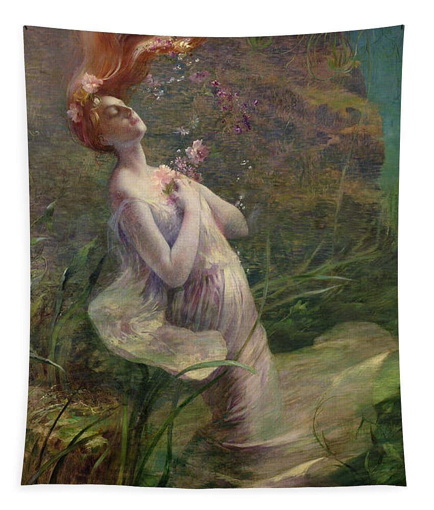 Ophelia Drowning Tapestry
