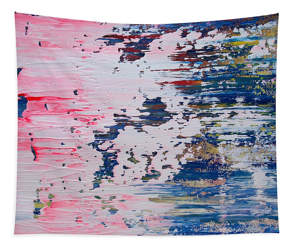 Derek Kaplan Art Tapestry featuring the painting Opt.33.14. Flying High by Derek Kaplan